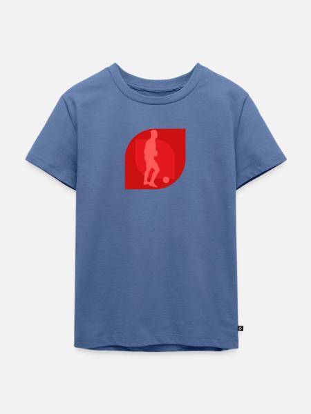 Futsal Futsalmannschaft Futsalspielerin - Kinder Premium Bio T-Shirt - Taubenblau