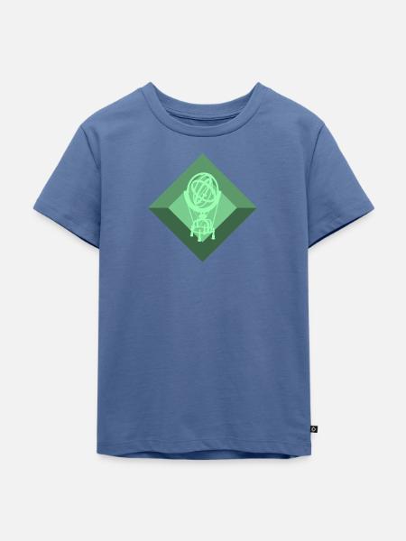 Astronomie Physiker Astronomie - Kinder Premium Bio T-Shirt - Taubenblau