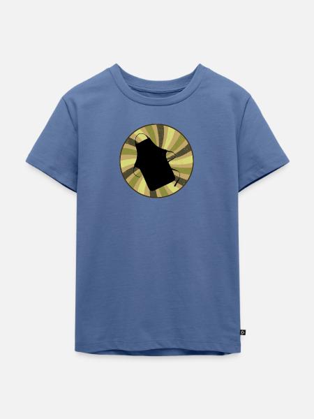 Backwaren Backen - Kinder Premium Bio T-Shirt - Taubenblau