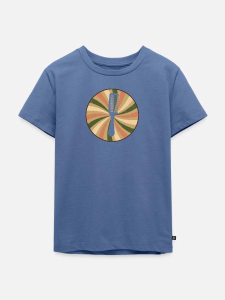 Friseur Haarschnitt - Kinder Premium Bio T-Shirt - Taubenblau