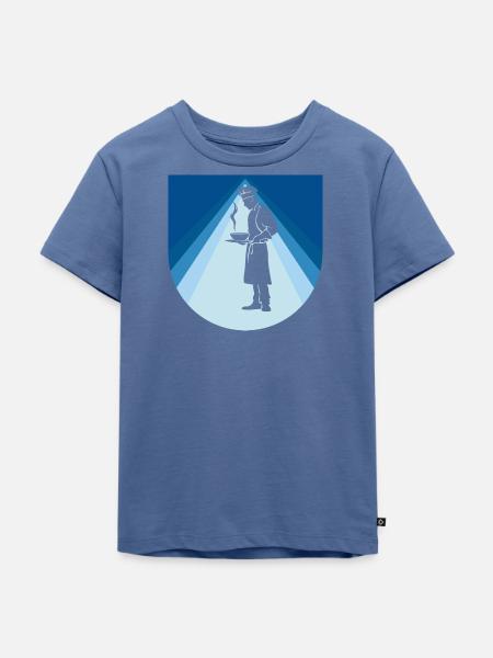 Kochen Sternekoch - Kinder Premium Bio T-Shirt - Taubenblau