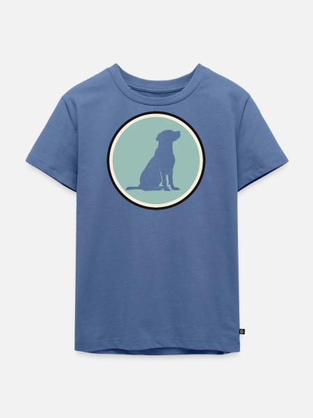 Hundetraining Hundeschule Hundeerziehung - Kinder Premium Bio T-Shirt - Taubenblau