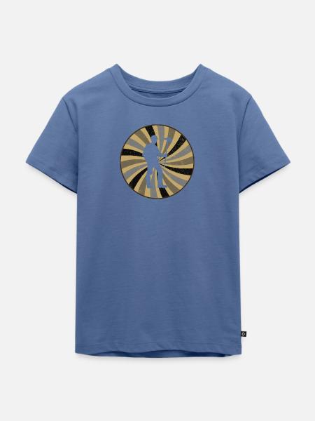 Bergbau Spitzhacke Montan - Kinder Premium Bio T-Shirt - Taubenblau