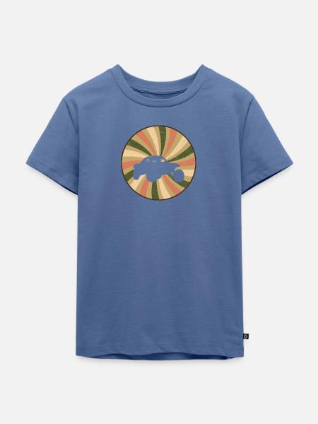 Autocross Auto - Kinder Premium Bio T-Shirt - Taubenblau
