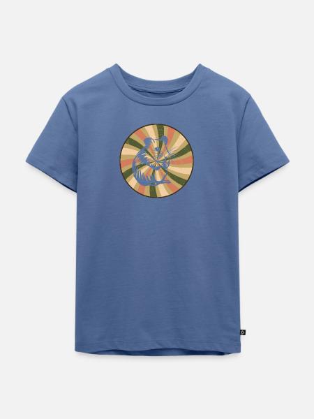 Hamster Haustier Tierchen - Kinder Premium Bio T-Shirt - Taubenblau