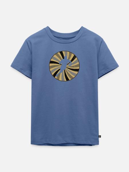 Rugby Touchdown - Kinder Premium Bio T-Shirt - Taubenblau