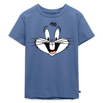 Looney Tunes Bugs Bunny Kostüm - Kinder Premium Bio T-Shirt - Taubenblau - Vorne - Mikhail (115cm)