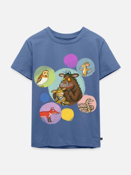 Der Grüffelo Freunde Bubbles - Kinder Premium Bio T-Shirt - Taubenblau