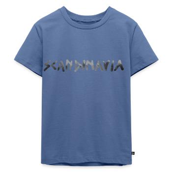 Scandinavie - T-shirt Premium bio Enfant - bleu pigeon - Devant - Mikhail (115cm)