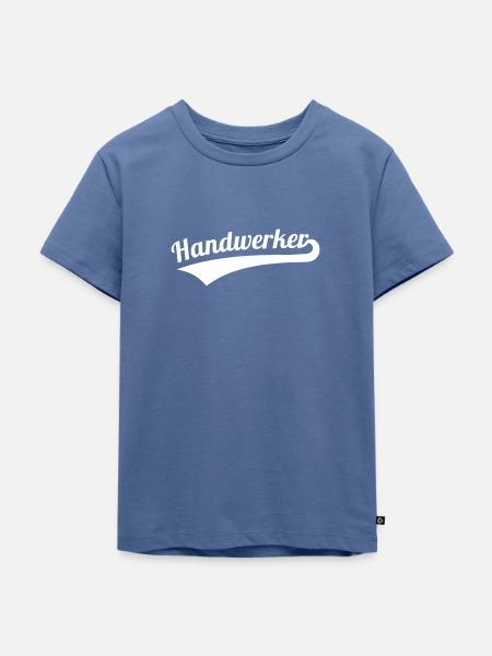 Handwerker - Kinder Premium Bio T-Shirt - Taubenblau