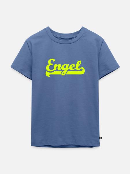 Engel - Kinder Premium Bio T-Shirt - Taubenblau