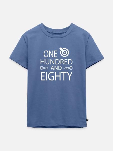 Darts Dart - Kinder Premium Bio T-Shirt - Taubenblau