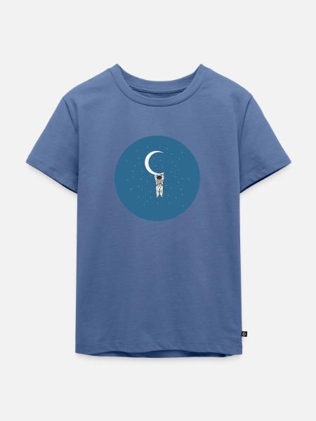 Astronaut - Kinder Premium Bio T-Shirt - Taubenblau
