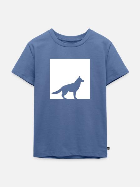 Schäferhund - Kinder Premium Bio T-Shirt - Taubenblau