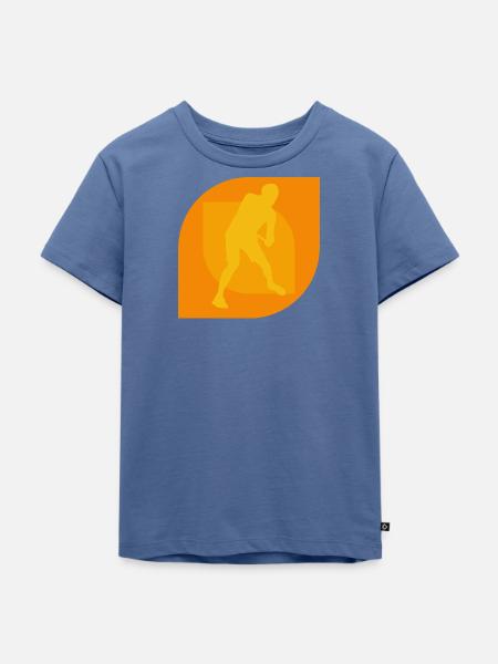 Discgolf Discgolf Discgolfspieler - Kinder Premium Bio T-Shirt - Taubenblau