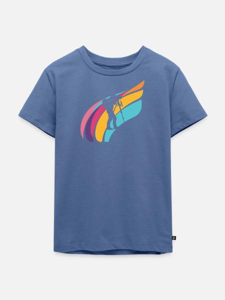 Fotograf Objektiv Digitalkamera - Kinder Premium Bio T-Shirt - Taubenblau