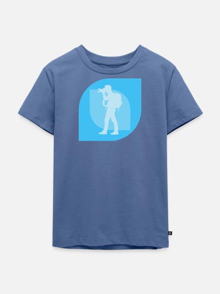 Friseur Frisör - Kinder Premium Bio T-Shirt - Taubenblau
