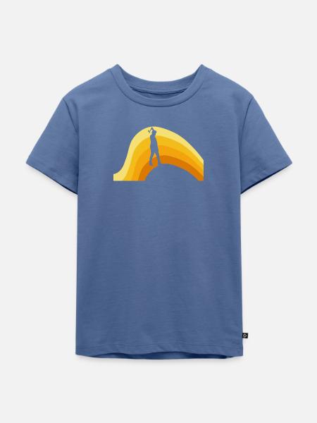 Axtwerfen Axt Axtwerfen - Kinder Premium Bio T-Shirt - Taubenblau