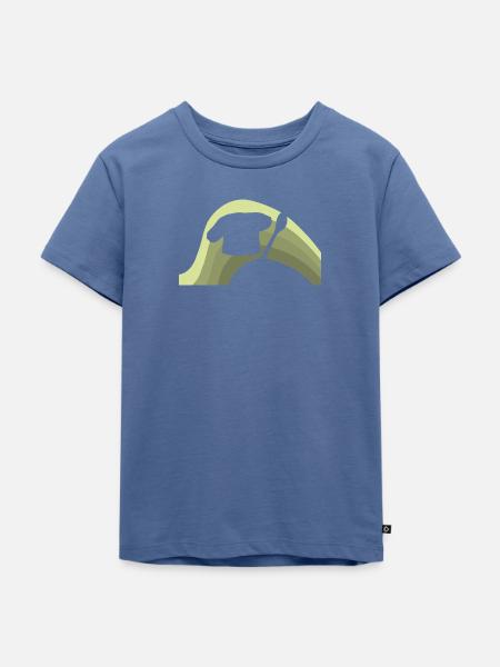 Backwaren Backen Kuchen - Kinder Premium Bio T-Shirt - Taubenblau