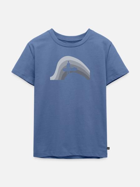 Autoverkaeufer Auto - Kinder Premium Bio T-Shirt - Taubenblau