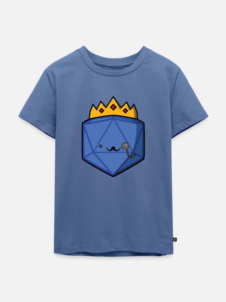 Dice King - Kinder Premium Bio T-Shirt - Taubenblau