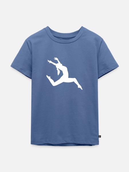 Jazz - Kinder Premium Bio T-Shirt - Taubenblau