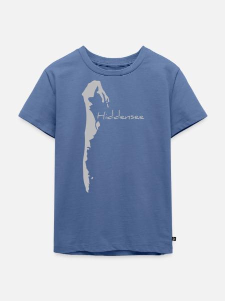 Insel Hiddensee - Kinder Premium Bio T-Shirt - Taubenblau