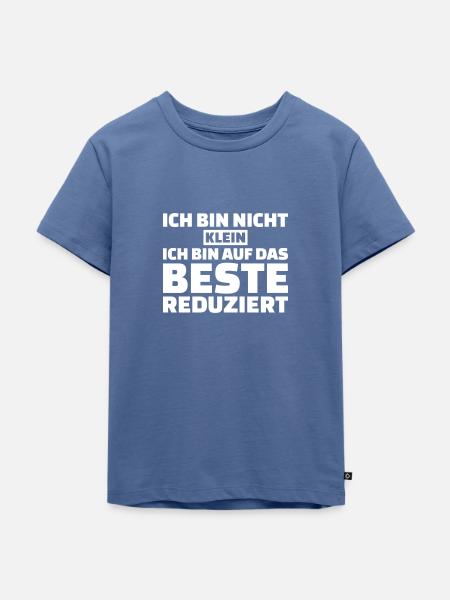 Klein - Kinder Premium Bio T-Shirt - Taubenblau