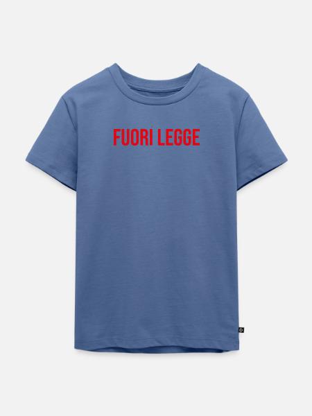 Ächten - Kinder Premium Bio T-Shirt - Taubenblau