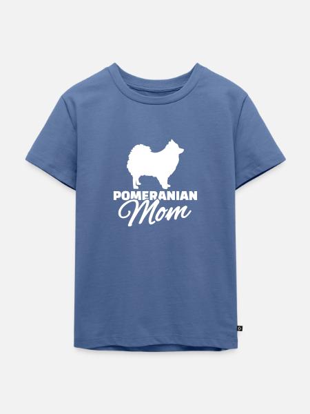 Spitz - Kinder Premium Bio T-Shirt - Taubenblau