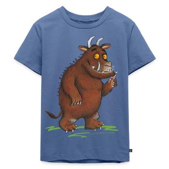 Der Grüffelo - Kinder Premium Bio T-Shirt - Taubenblau - Vorne - Mikhail (115cm)