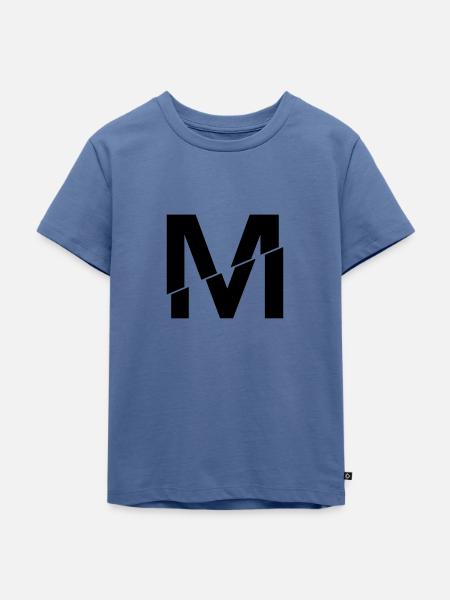M broken - Kinder Premium Bio T-Shirt - Taubenblau
