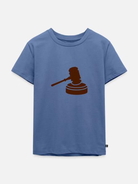Richter - Kinder Premium Bio T-Shirt - Taubenblau
