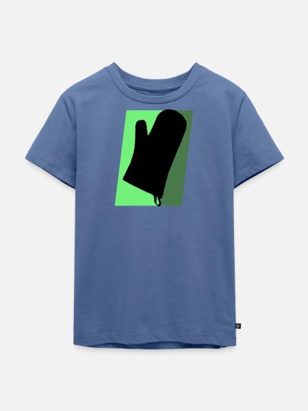 Backen Bäcker Backen - Kinder Premium Bio T-Shirt - Taubenblau
