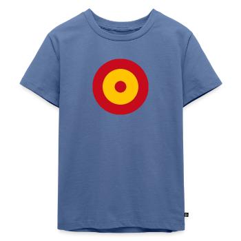 COCARDE SPANIEN/1808 - Kinder Premium Bio T-Shirt - Taubenblau - Vorne - Mikhail (115cm)