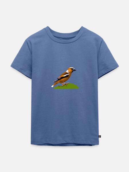 Kernbeißer - Kinder Premium Bio T-Shirt - Taubenblau