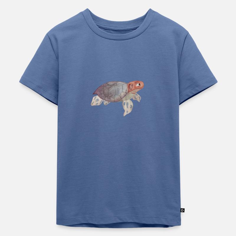 Your pubic toad - Kids Premium Organic T-Shirt - stone blue