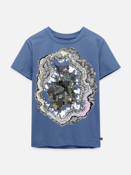 Druse - Kinder Premium Bio T-Shirt - Taubenblau