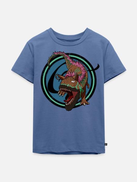 Carnotaurus - Kinder Premium Bio T-Shirt - Taubenblau