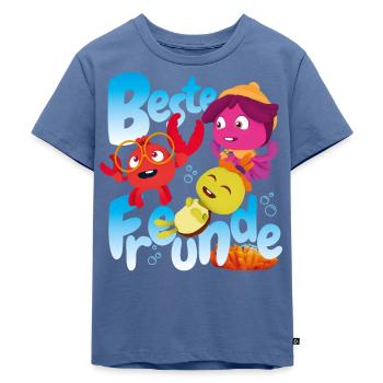 Maari - Abenteuer Am Riff Das Beste Team - Kinder Premium Bio T-Shirt - Taubenblau - Vorne - Mikhail (115cm)