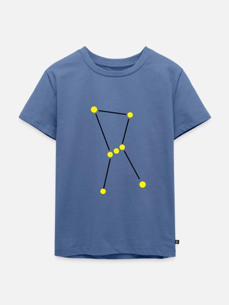 Sternbild Orion - Kinder Premium Bio T-Shirt - Taubenblau
