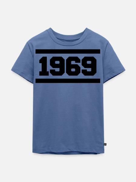 1969 - Kinder Premium Bio T-Shirt - Taubenblau