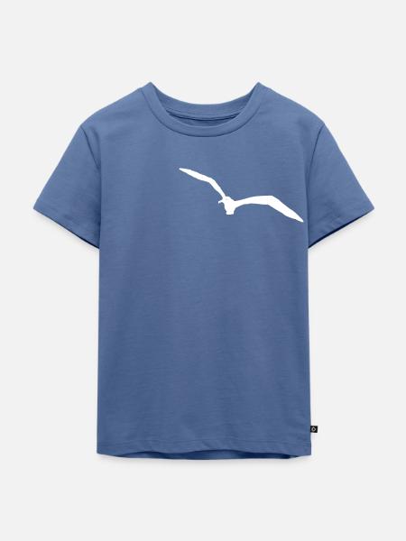 Möwe - Kinder Premium Bio T-Shirt - Taubenblau
