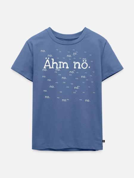 Nein - Kinder Premium Bio T-Shirt - Taubenblau