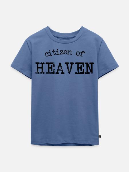 Citizen of Heaven - Kinder Premium Bio T-Shirt - Taubenblau