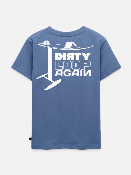 Wieder Dirty-Loop - Kinder Premium Bio T-Shirt - Taubenblau