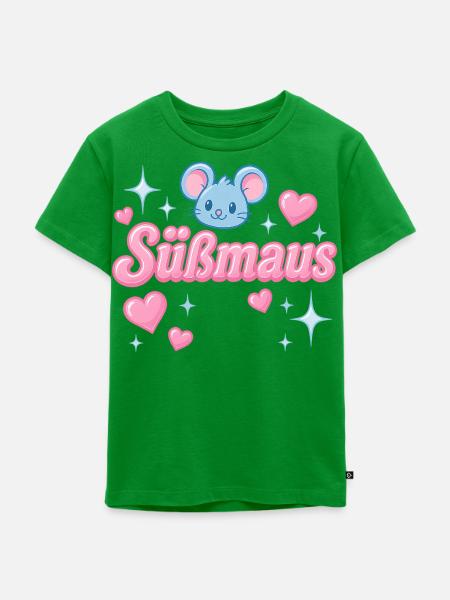 Süßmaus - y2K statement design - Kinder Premium Bio T-Shirt - Grün