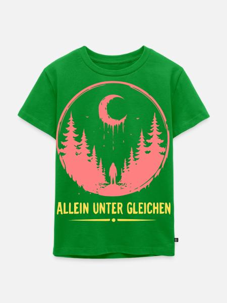 Allein Unter Gleichenwald - Kinder Premium Bio T-Shirt - Grün