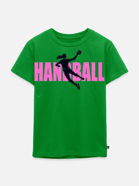 Handball - Kinder Premium Bio T-Shirt - Grün