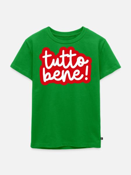 "tutto bene!" - Kinder Premium Bio T-Shirt - Grün